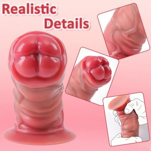 Short and thick anal plug designed for enhanced stimulation and comfort