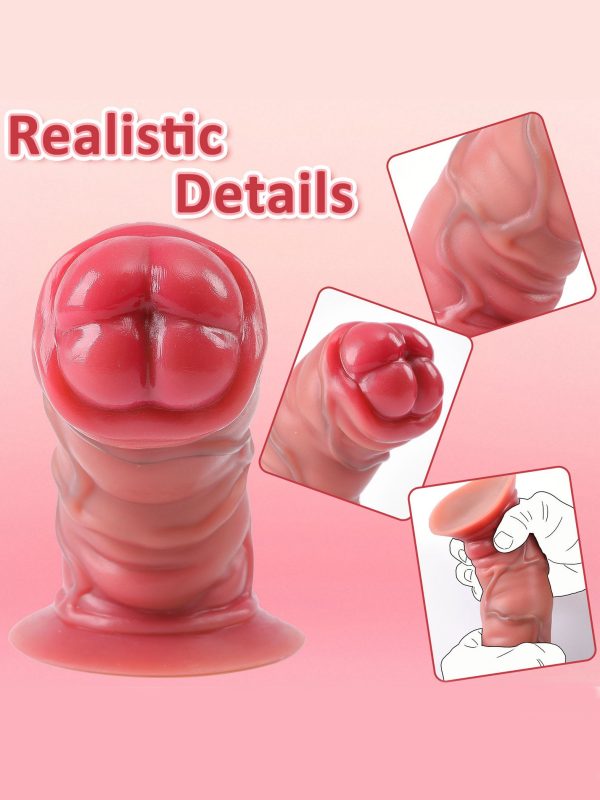 Short and thick anal plug designed for enhanced stimulation and comfort