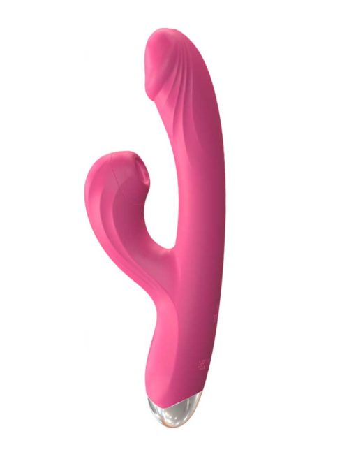 Cheerful-Vibrator Dildo-shaped vibrator designed for authentic sensations and pleasure, featuring smooth contours and powerful vibrations