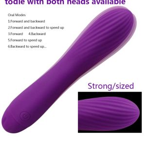 Diamond-Rod-Vibrator-01 A dildo-shaped vibrator designed to mimic authentic sensations with smooth contours and powerful vibrations for enhanced pleasure