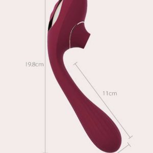 Dina-Vibrator-01 A suction vibrator designed to provide intense pleasure, featuring a unique mechanism for stimulating sensations