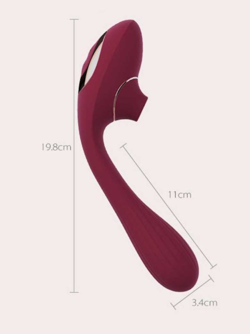 A suction vibrator designed to provide intense pleasure, featuring a unique mechanism for stimulating sensations