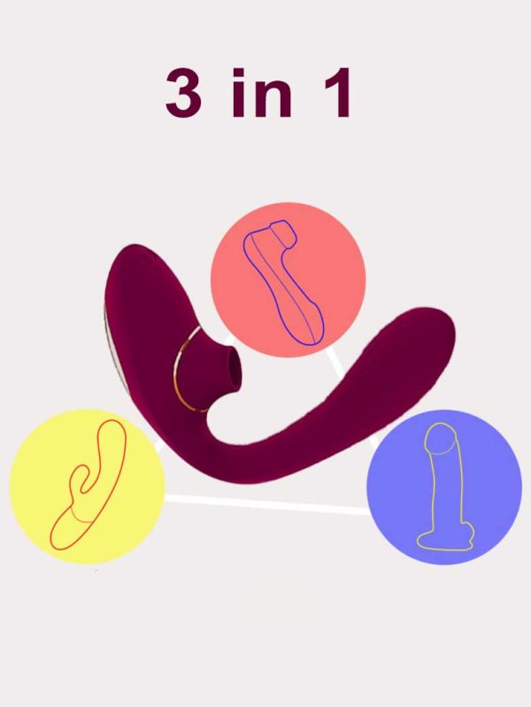 Dina-Vibrator-02 A suction vibrator designed to provide intense pleasure, featuring a unique mechanism for stimulating sensations