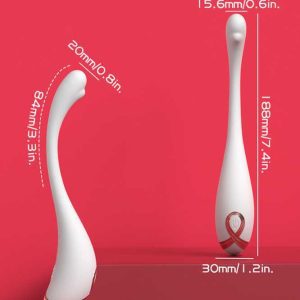 Elegant-Swan-Vibrator-01 A swan-shaped vibrator, elegantly designed to provide targeted stimulation and enhance pleasure with its graceful curves