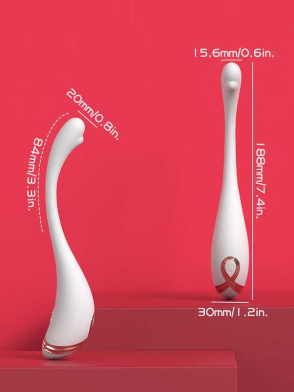 Elegant-Swan-Vibrator-01 A swan-shaped vibrator, elegantly designed to provide targeted stimulation and enhance pleasure with its graceful curves