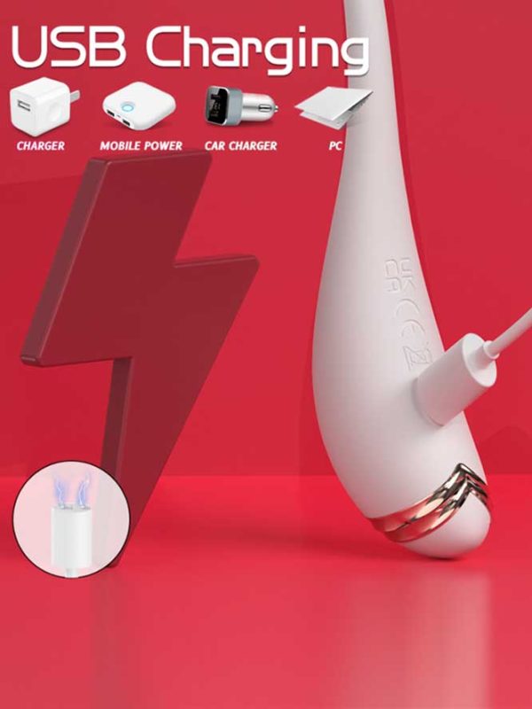 Elegant-Swan-Vibrator-02 A swan-shaped vibrator, elegantly designed to provide targeted stimulation and enhance pleasure with its graceful curves