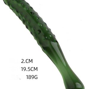 Fruit-shaped transparent dildo featuring a playful design that combines fun aesthetics with realistic sensations