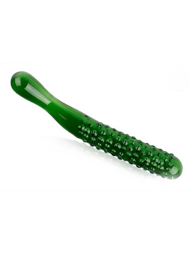Fruit-shaped transparent dildo featuring a playful design that combines fun aesthetics with realistic sensations