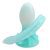 Unique glowing dildo design showcasing its smooth contours and vibrant luminescence