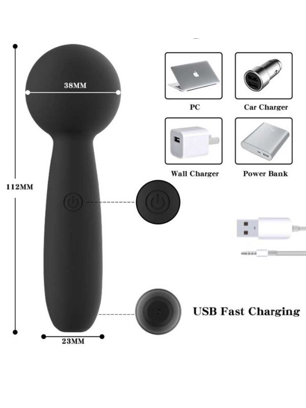 Lolly-Vibrator-01 A vibrator with a spherical tip, designed to provide targeted stimulation and enhanced pleasure with its unique shape