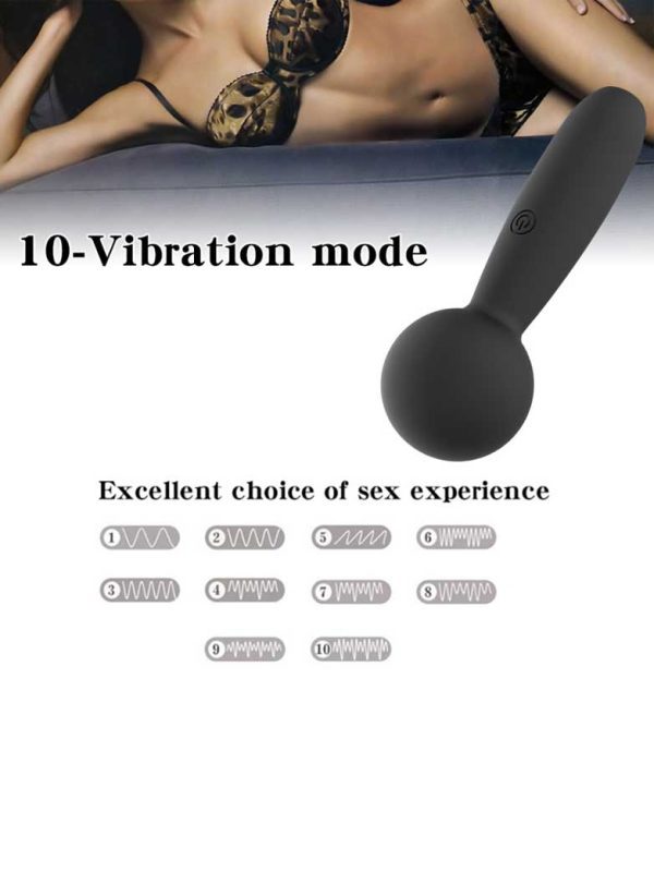 Lolly-Vibrator-02 A vibrator with a spherical tip, designed to provide targeted stimulation and enhanced pleasure with its unique shape