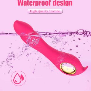 Maca-Vibrator-05 A dildo-shaped vibrator designed for realistic stimulation, featuring smooth contours and powerful vibrations for an enhanced experience