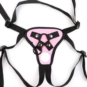 Male-Strap-On-Harness-PINK Men's strap-on harness designed for secure fit and enhanced pleasure