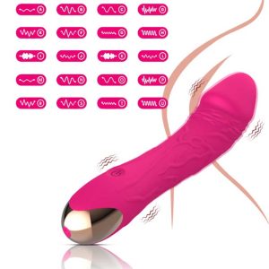 Melissa-Vibrator-02 Dildo-shaped vibrator designed for realistic sensations, featuring smooth contours and powerful vibrations for enhanced pleasure