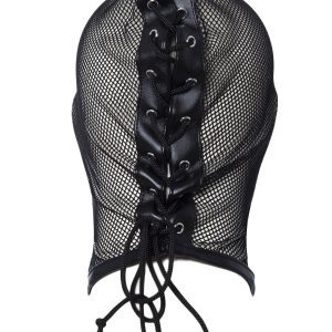 Mesh-style hood designed for a daring and edgy look, offering a unique blend of style and mystery