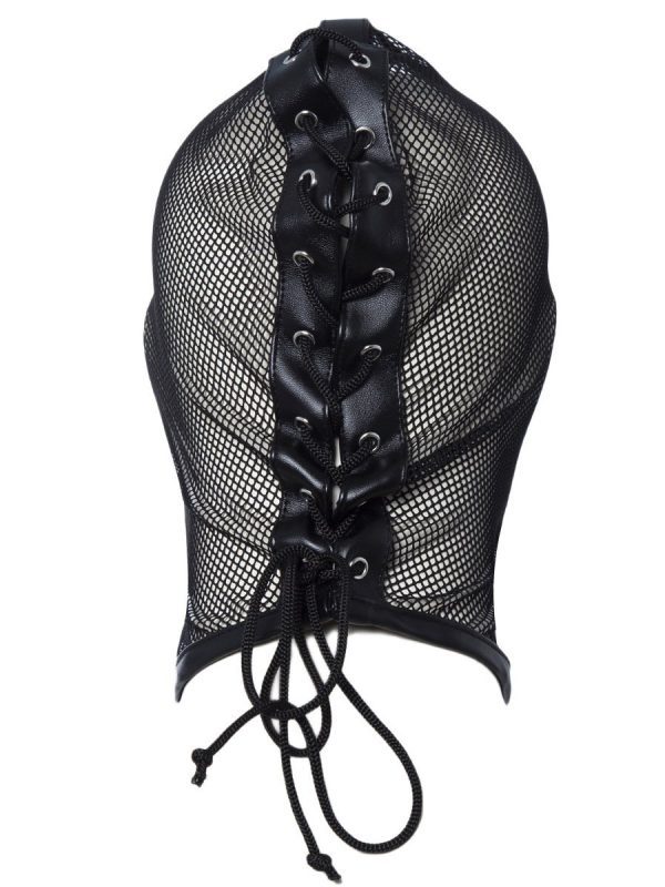 Mesh-style hood designed for a daring and edgy look, offering a unique blend of style and mystery