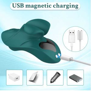 Mouse-Vibrator-05 Unique vibrator designed in the shape of a computer mouse, offering a sleek and ergonomic form for comfortable use and pleasure