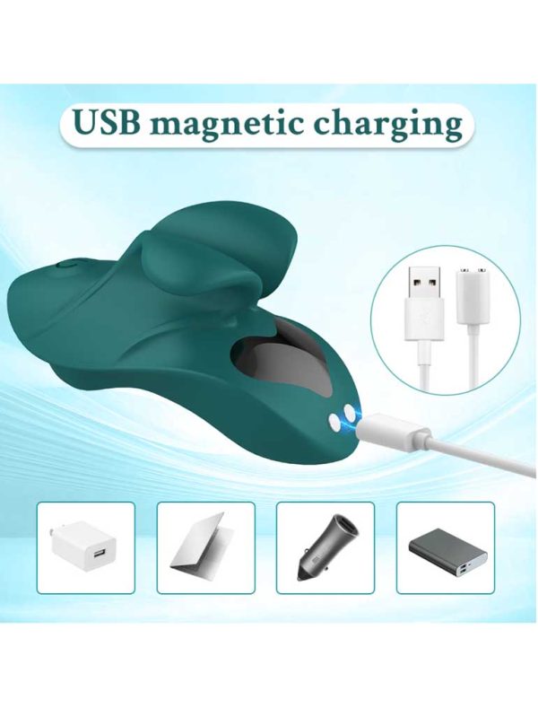 Mouse-Vibrator-05 Unique vibrator designed in the shape of a computer mouse, offering a sleek and ergonomic form for comfortable use and pleasure