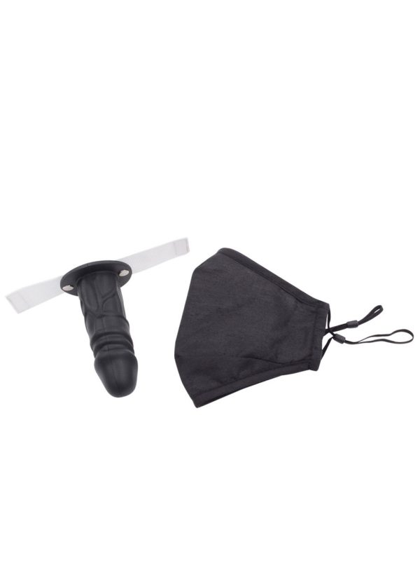 Mask-style gag designed for playful and adventurous experiences, combining safety and creativity