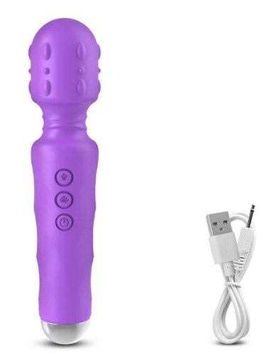 New-Ripple-Knight-Vibrator-purple Waterproof vibrator with a raised tip for enhanced stimulation