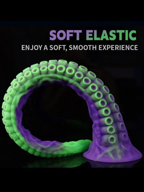 An octopus tentacle-shaped anal plug