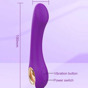 Purple-Finger-Vibrator-01 A purple dildo-shaped vibrator, designed for realistic sensations and enhanced pleasure, featuring smooth contours and powerful vibrations