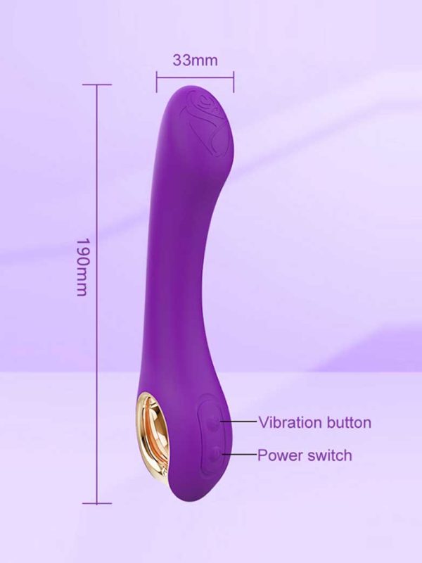 Purple-Finger-Vibrator-01 A purple dildo-shaped vibrator, designed for realistic sensations and enhanced pleasure, featuring smooth contours and powerful vibrations