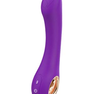 Purple-Finger-Vibrator A purple dildo-shaped vibrator, designed for realistic sensations and enhanced pleasure, featuring smooth contours and powerful vibrations