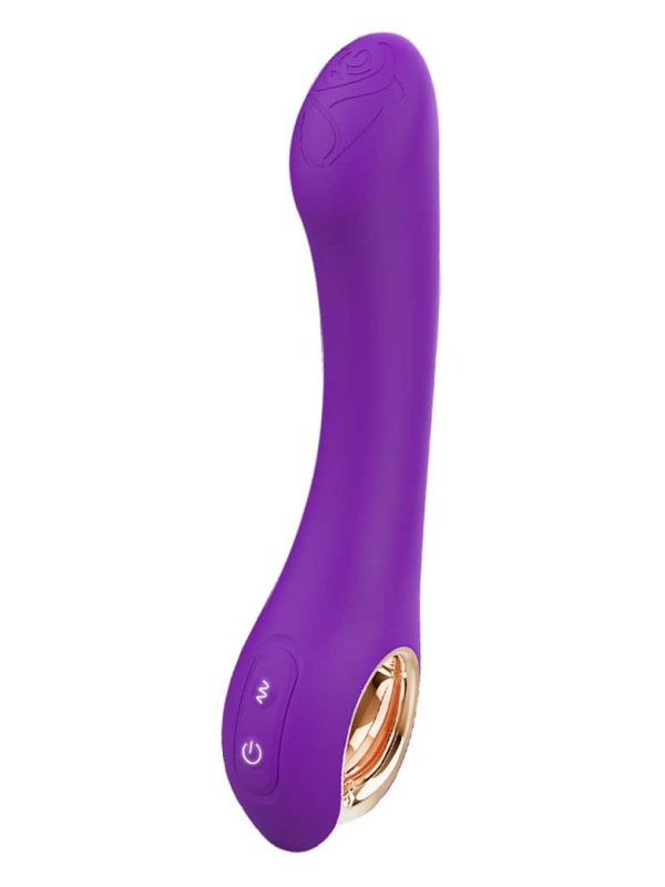Purple-Finger-Vibrator A purple dildo-shaped vibrator, designed for realistic sensations and enhanced pleasure, featuring smooth contours and powerful vibrations