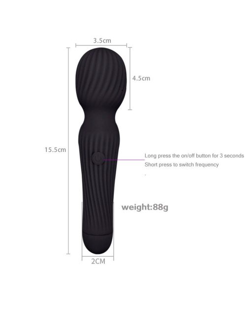 Waterproof vibrator featuring a spiral textured design for enhanced stimulation