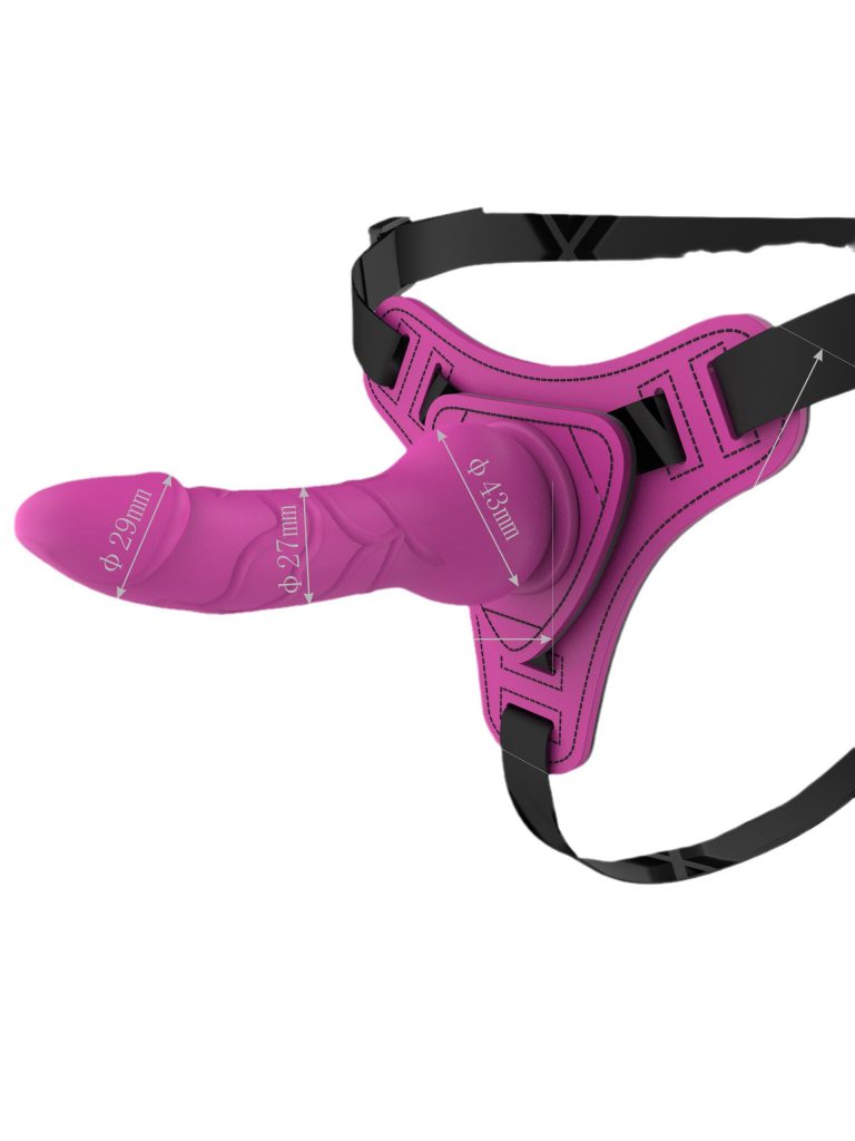 a pink device with a strap