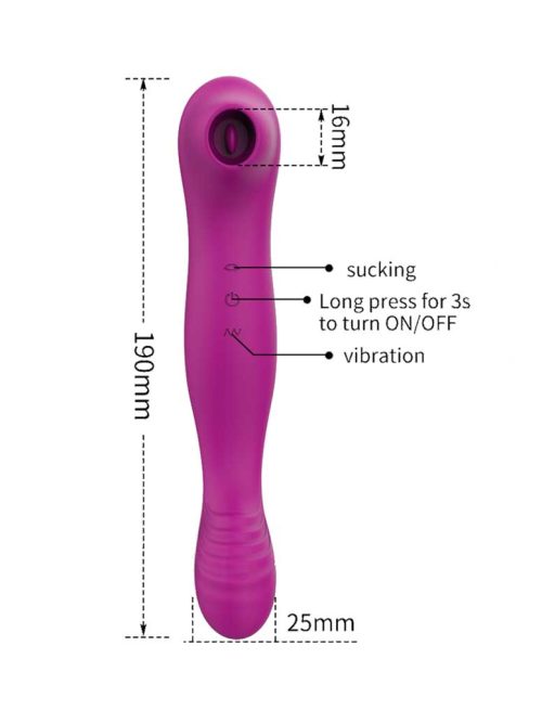 A double-ended vibrator designed for shared pleasure, featuring two powerful ends for dual stimulation and versatile experiences