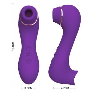Sealion-Vibrator-01 A double-ended vibrator designed for shared pleasure, featuring two powerful ends for dual stimulation and versatile experiences