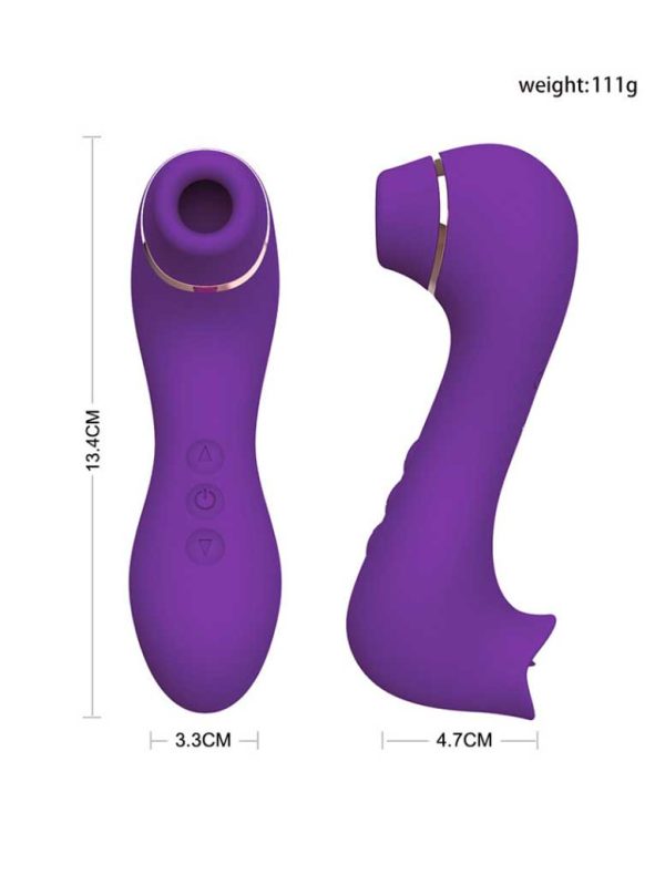 Sealion-Vibrator-01 A double-ended vibrator designed for shared pleasure, featuring two powerful ends for dual stimulation and versatile experiences