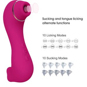 Sealion-Vibrator-02 A double-ended vibrator designed for shared pleasure, featuring two powerful ends for dual stimulation and versatile experiences
