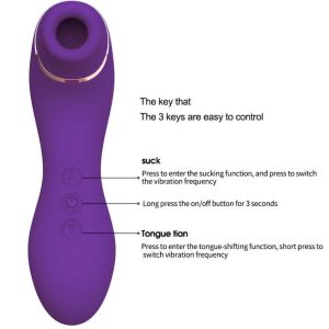 Sealion-Vibrator-05 A double-ended vibrator designed for shared pleasure, featuring two powerful ends for dual stimulation and versatile experiences