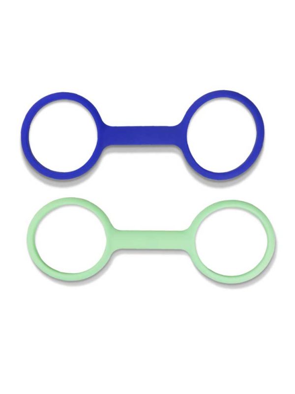 Silicone-Handcuff A pair of silicone handcuffs, designed for comfort and flexibility, perfect for playful restraint and bondage adventures