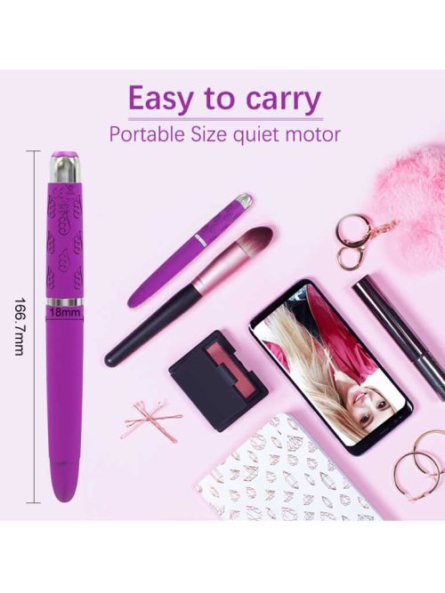 Pen-shaped finger vibrator designed for discreet pleasure and easy handling
