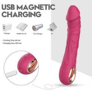 Speed-Up-Vibrator-08 Dildo-shaped vibrator designed for realistic sensations, featuring smooth contours and powerful vibrations for enhanced pleasure