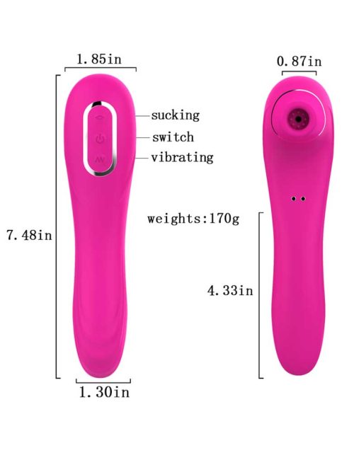 A vibrator equipped with a suction function, designed to deliver intense pleasure through innovative stimulation