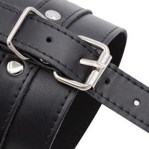 Toe-Bondage-Ankle-Cuff-02 Toe bondage ankle cuffs featuring adjustable straps for a secure and comfortable fit