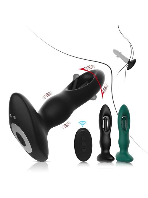 A vibrating anal plug with a swinging motion feature, designed to deliver dynamic movement and stimulating sensations for an exhilarating experience
