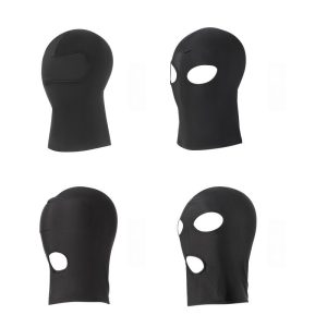 Stylish black head covering designed for versatility and comfort