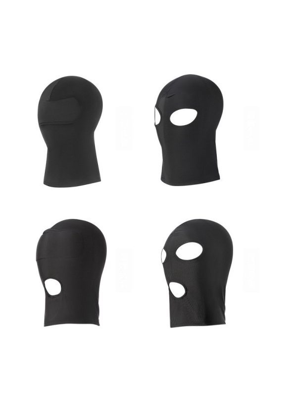 Stylish black head covering designed for versatility and comfort