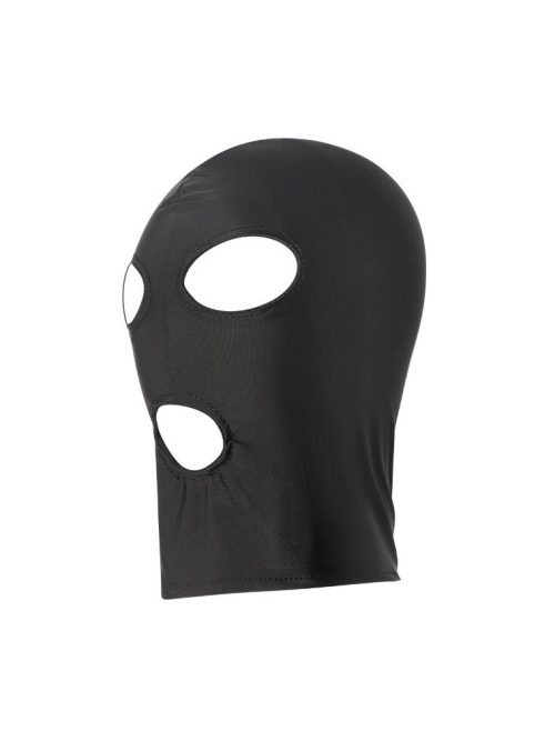 Stylish black head covering designed for versatility and comfort