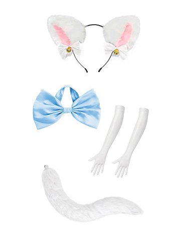 Cat-themed cutout lingerie set featuring playful design and intricate detailing