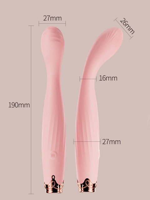 Pen-shaped G-spot vibrator designed for targeted stimulation and pleasure