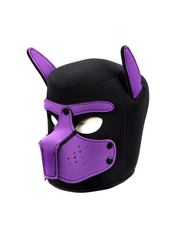 A playful dog head-shaped hood designed for fun and whimsical wear
