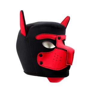 A playful dog head-shaped hood designed for fun and whimsical wear