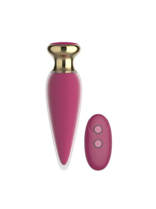 Vibrating anal plug designed for comfortable and pleasurable use